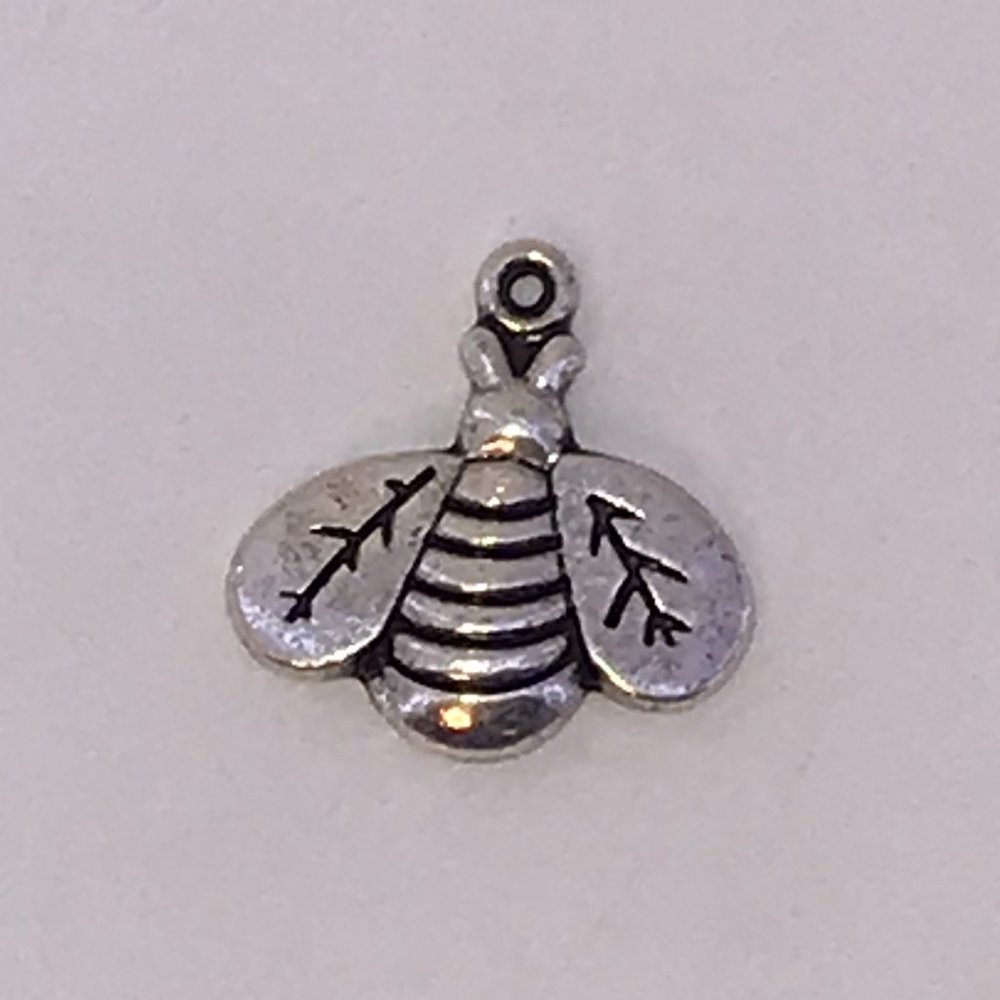 Pewter Bee Charm